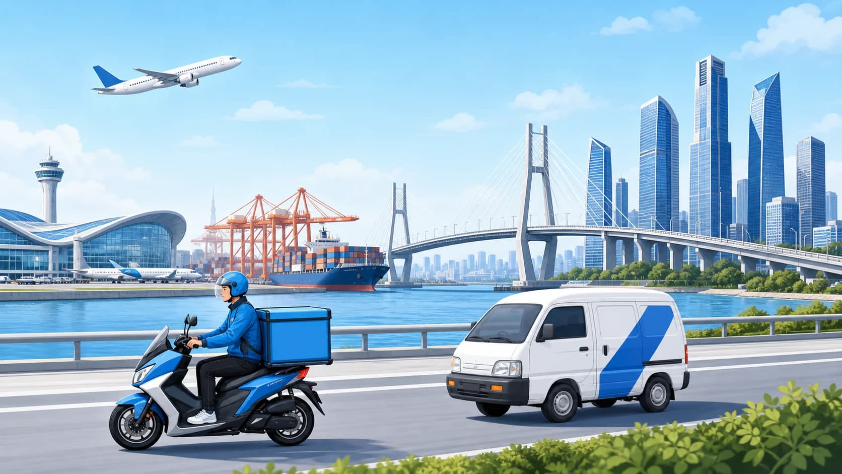 인천 퀵서비스 가이드: 도심·인천공항·인천항·서울 통근축 정리