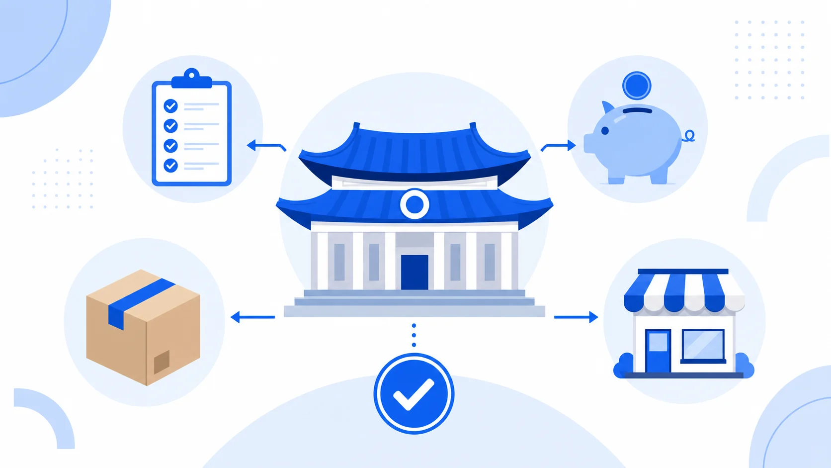 2026 소상공인 배달·택배비 지원사업 정리와 다음 공고 대비 가이드 일러스트