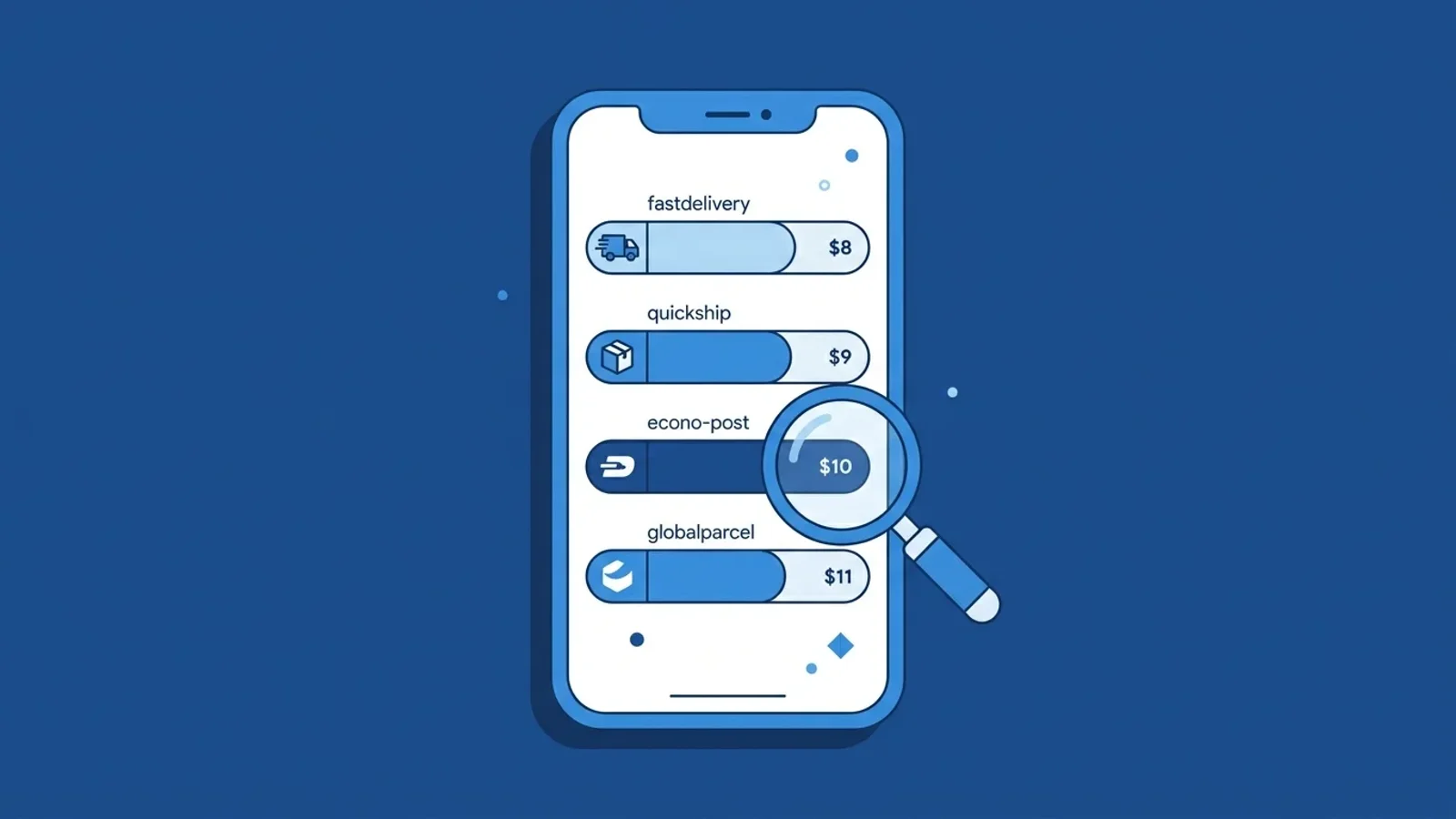 산업단지 물류 구역으로 진입하는 배송 차량