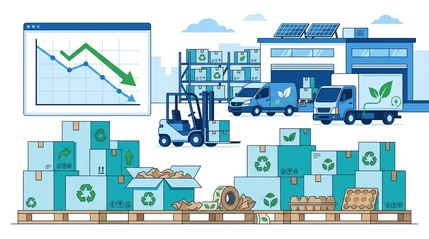 친환경 물류 포장재 전환 탄소 감축 퀵서비스 업계 변화